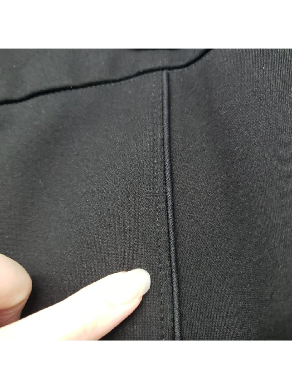 Eloquii Black Cropped Ankle Work Pants Womens 16 Front Seam Office Career - Picture 6 of 9